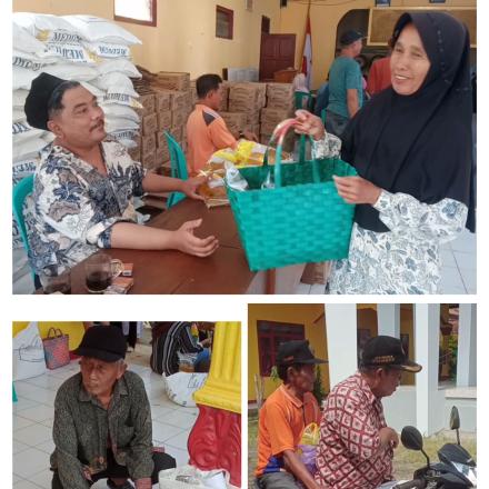 Antusias warga dalam Penyaluran Bantuan Pangan CPP 2026 Desa Gintungreja